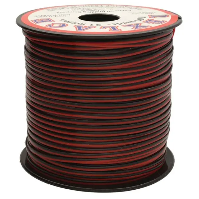 Κορδόνι Νάυλον Pepperell Rexlace Britelace 2.35x0.76mm - Duo Black / Red - 91m