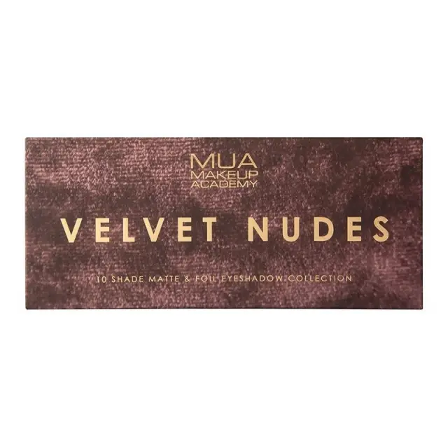 MUA Velvet Nudes Παλέτα με Σκιές Ματιών σε Στερεή Μορφή Πολύχρωμη 11g 2