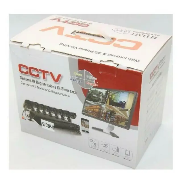 Rolinger 5708H-8 Ολοκληρωμένο Σύστημα CCTV με 8 Κάμερες SE-CWI-8596 2