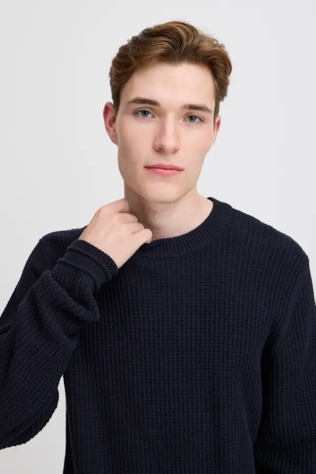 Casual Friday Ανδρικό KARL 20505295 Πλεκτό – Dark Navy - XL 3