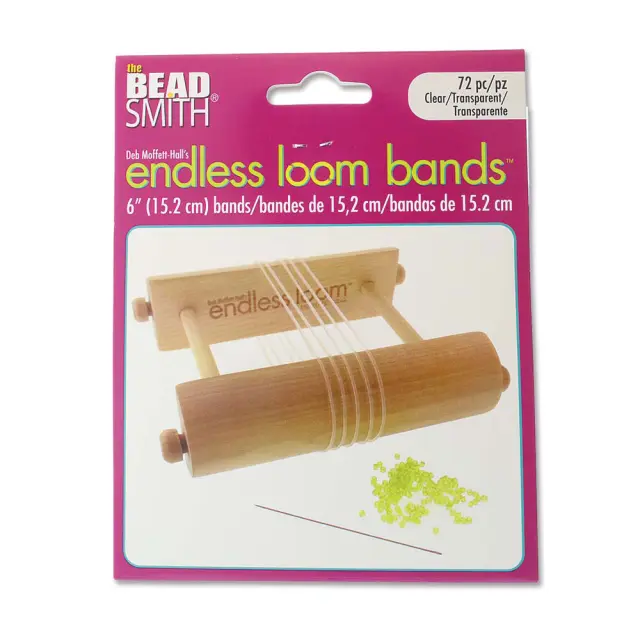 Λαστιχάκια για Αργαλειό Endless Loom - 15.2cm, Clear - 72τεμ