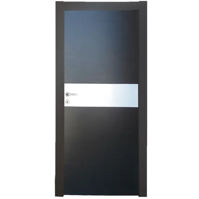 Θωρακισμένη Πόρτα Wenge φάσα inox ΚΠ 411 2