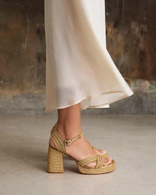 CASTANER SHOES "VALLE/142 ORO VIEJO" (023116 GOLD) - 37