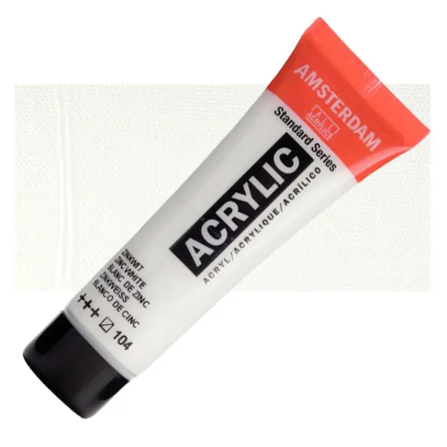 Ακρυλικό Talens Amsterdam 104 Zinc White - 20ml