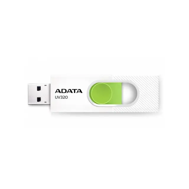 Adata UV320 USB flash drive 32 GB USB Type-A 3.2 Gen 1 (3.1 Gen 1) Green White (AUV320-32G-RWHGN) (ADAAUV320-32G-RWHGN)