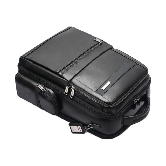 Δερμάτινο Σακίδιο πλάτης Αντικλεπτικό 30L Laptop 17,3 Bopai 61-121961 μαύρο - One Size 2