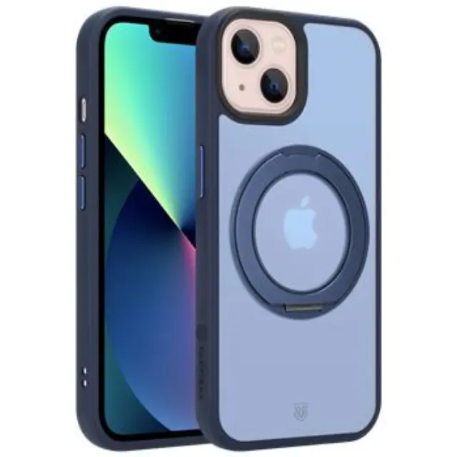 Tactical MagForce Hyperstand Cover for Apple iPhone 13 Deep Blue