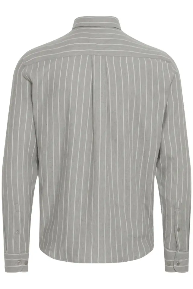 Casual Friday Ανδρικό ANTON Πουκάμισο – Mid Grey Melange - M 2
