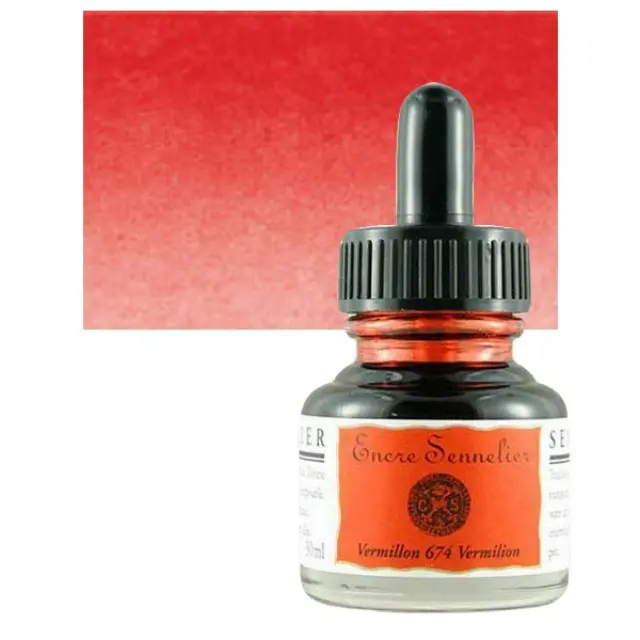 Μελάνι Sennelier - 674 Vermilion - 30ml