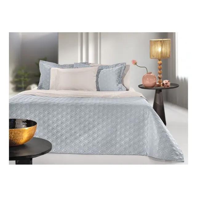 Σετ Κουβερλί King Size 3 Τεμαχίων Guy Laroche Honour Silver 240x250