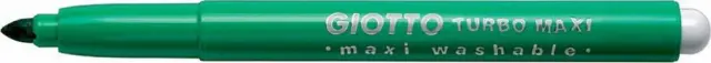 Giotto Μαρκαδόροι Ζωγραφικής Μονόχρωμοι Turbo Maxi - Πράσινο (F456020) 2