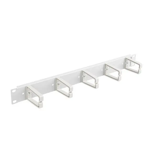 Lanberg 19" Cable Management Panel with 5 Plastic Holders 1U Type B Gray (AK-1202-S)