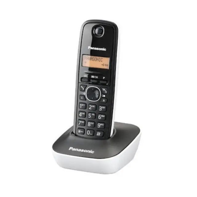 Panasonic KX-TG1611GRW Τηλέφωνο Ασύρματο Μαύρο/Λευκό
