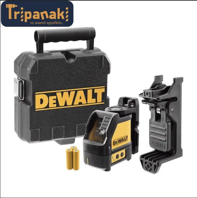 DeWalt DW088CG - Laser Αυτορρυθμιζόμενο Πράσινης Δέσμης με Προβολή Σταυρού με 3 Μπαταρίες ΑΑ σε Βαλίτσα Μεταφοράς