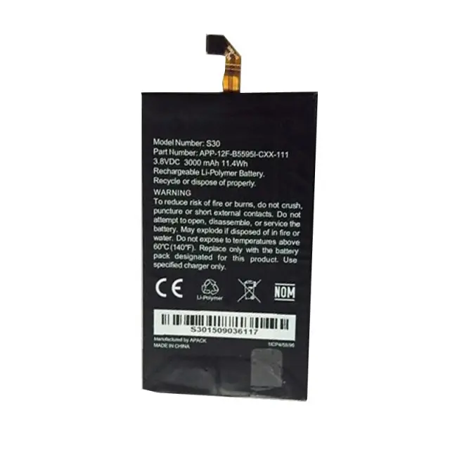 2900mAh High Capacity Battery for Caterpillar CAT S30
