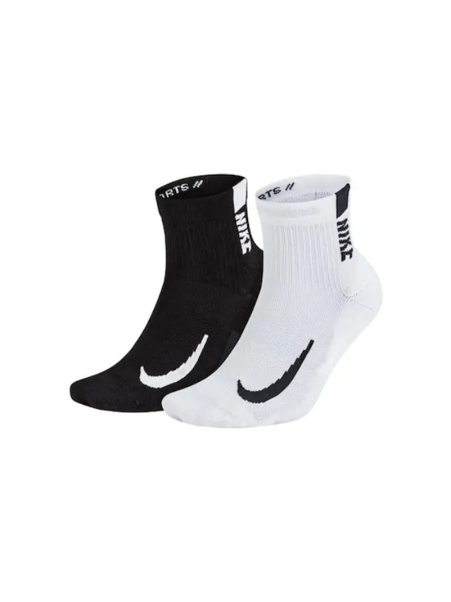 Nike Multiplier Running Αθλητικές Κάλτσες 2 Ζεύγη SX7556-906 - M 2