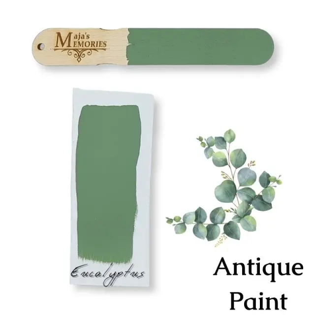 Χρώμα-εφέ πατίνας Antique Paint Maja's Memories, 150ml, Eucalyptus