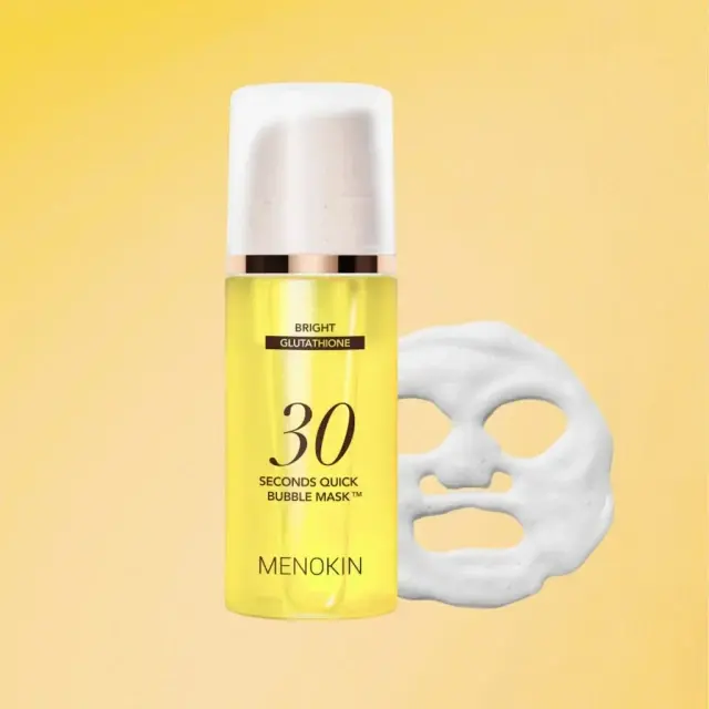 Menokin - 30 Seconds Quick Bubble Mask Bright - Μάσκα Φυσαλίδων 30 Δευτερόλεπτων για Λάμψη 95ml 3