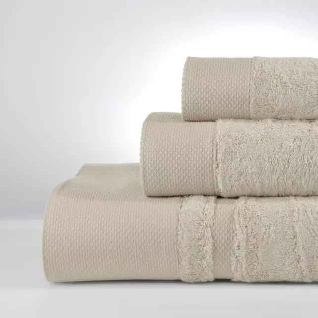 Σετ πετσέτες 600gsm New Rosa Light Beige Σετ 3ων τεμαχίων (30x50, 50x90, 100x150)