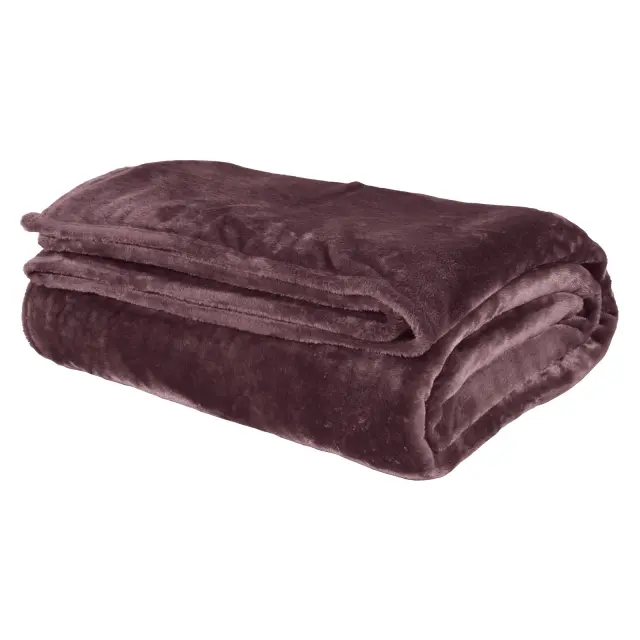 Κουβέρτα 220x240 Υπέρδιπλη Velour 350gsm Das Home 1347 Ροδί 100% Πολυέστερ 2