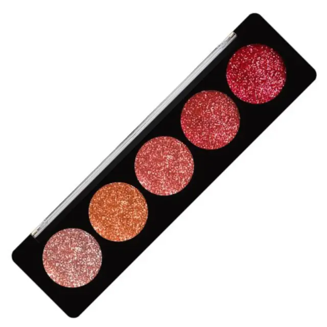 Profusion Cosmetics Παλέτα Σκιών Ruby Gems Glitter Eyeshadow 2