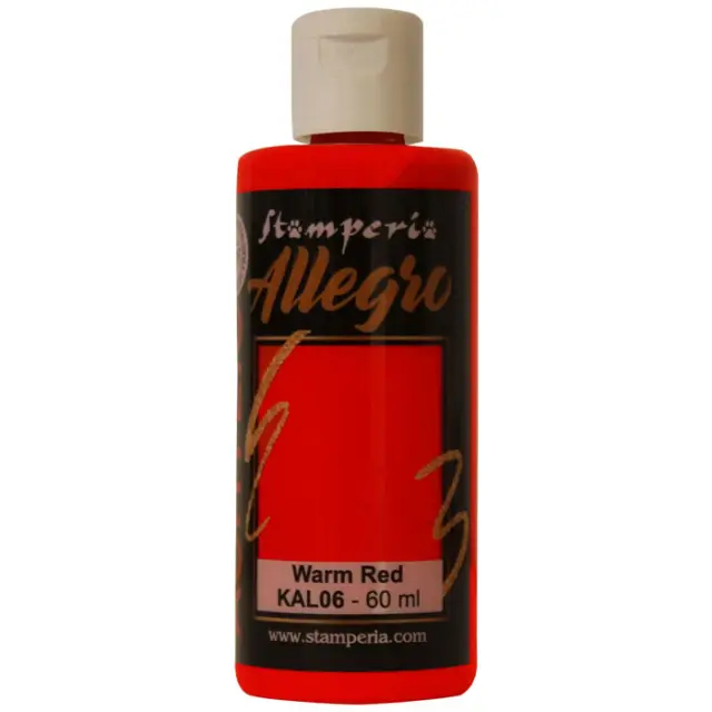 Stamperia Allegro - Warm Red - 59ml
