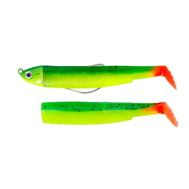Σιλικονούχο Fiiish Black Minnow No5 Combo BM643 Combo Shallow - 15gr Green Orange