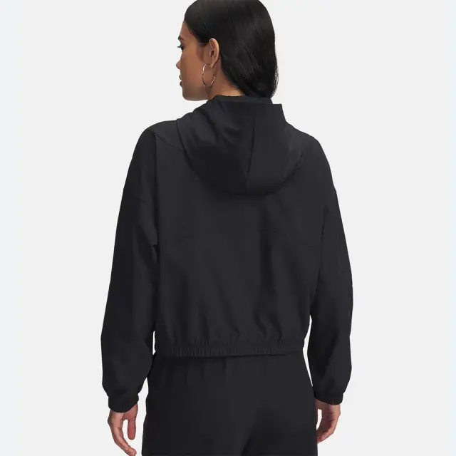 Under Armour Women's Rival Woven Full-Zip Jacket Μαύρο 6004849-005 (Under Armour) 2