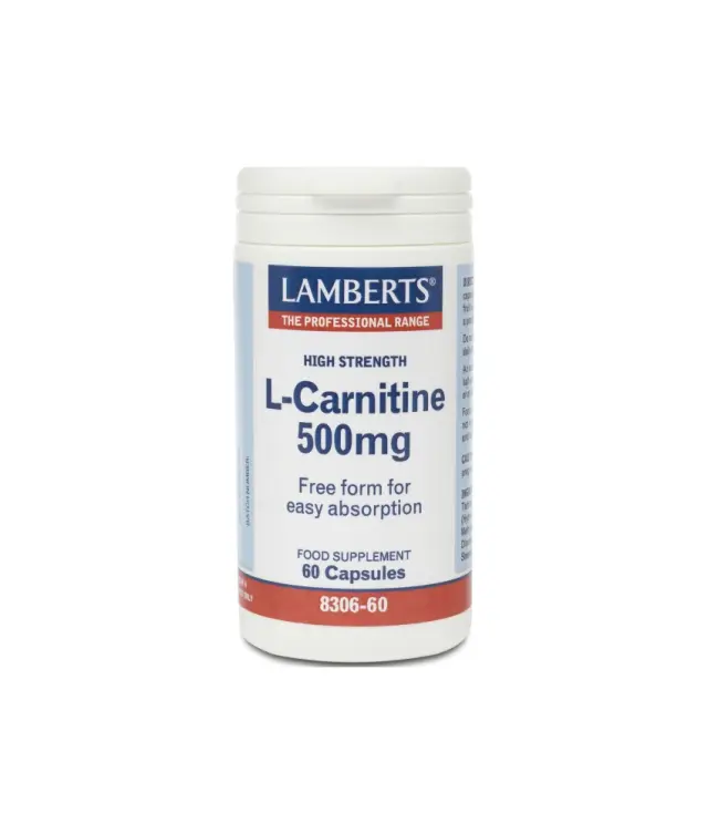 Lamberts L-Carnitine (Καρνιτίνη) 500mg 60 κάψουλες