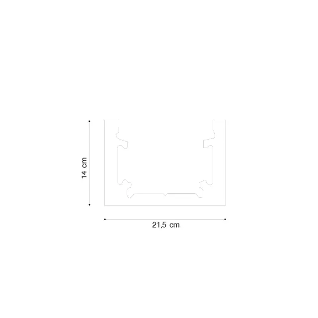 Inlight Mini μαγνητική ράγα σε μαύρη απόχρωση D:2m (TRM0010-Black) 2