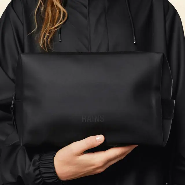 Αδιάβροχο Μεγάλο Νεσεσέρ Rains Wash Bag 15590-01 Μαύρο - ONESIZE