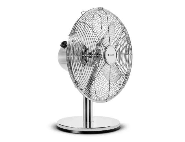 Επιτραπέζιος Ανεμιστήρας Singer DF 7120 IN με ισχύ 35W και 3 ταχύτητες - MetallicFN-125384.1 2