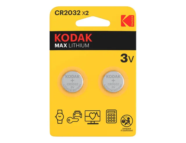 Μπαταρίες Λιθίου Kodak ULTRA Lithium - CR2032 - 3V - 2 τεμάχια1009249