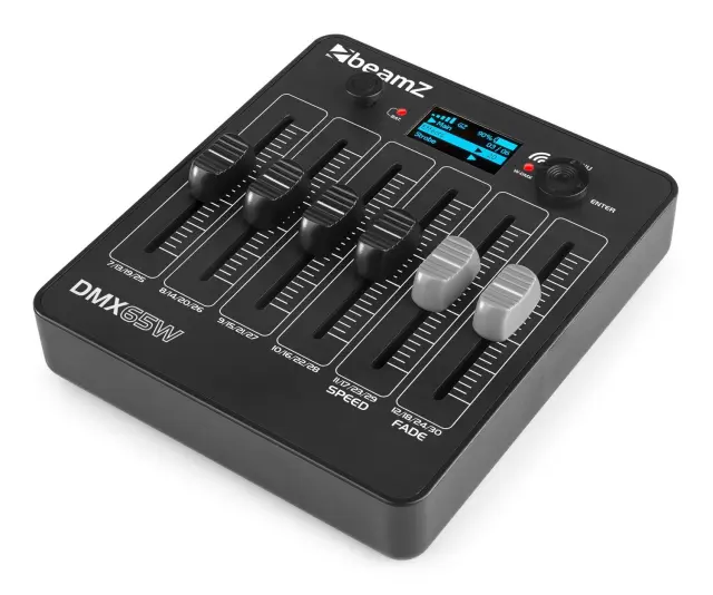 BEAMZ DMX65W ΑΣΥΡΜΑΤΗ ΚΟΝΣΟΛΑ ΦΩΤΙΣΜΟΥ DMX ΜΕ ΜΠΑΤΑΡΙΑ 2
