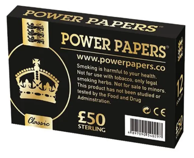 50 Pounds Χαρτάκια Premium - King Size Slim με Τζιβάνα 2