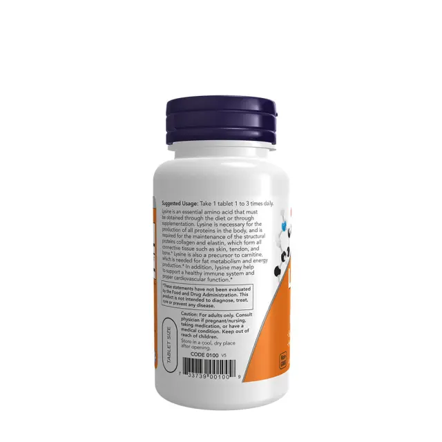 Now Foods L-Lysine 500 mg 3