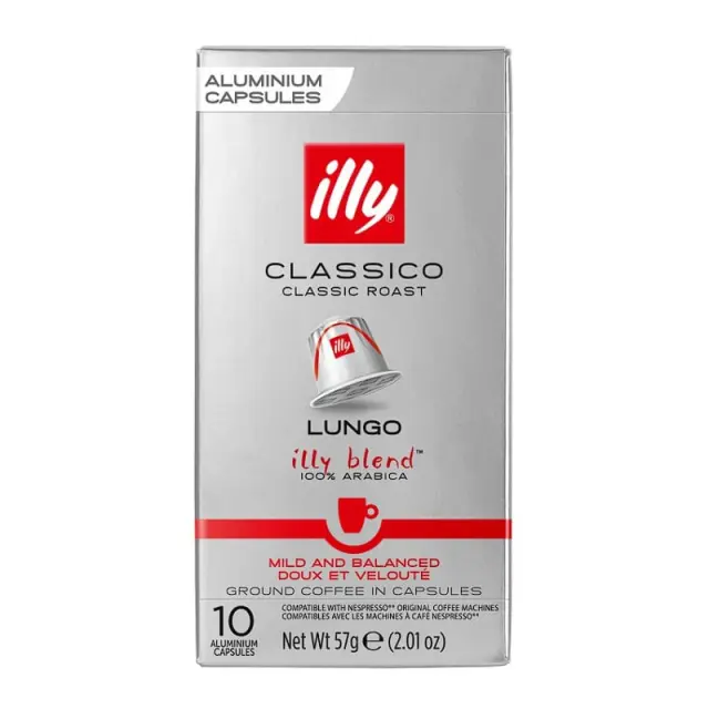 Illy Classico Lungo Κάψουλες Nespresso 10τμχ