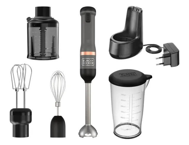 Ραβδομπλέντερ Black+Decker BCKM1014KG-QW με ισχύ 7.2V και 5 ταχύτητες BCKM1014KG-QW