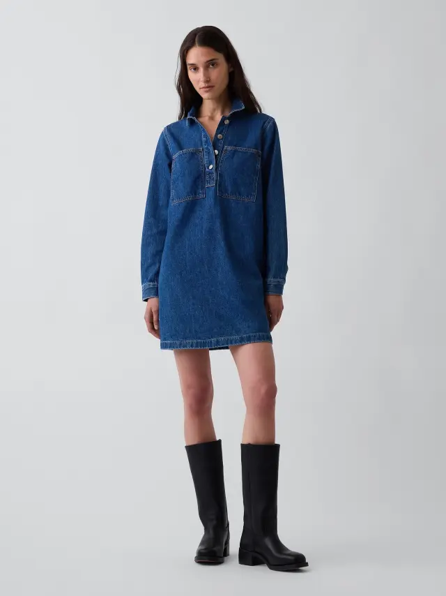 Γυναικείο Τζιν Φόρεμα Mini Medium wash