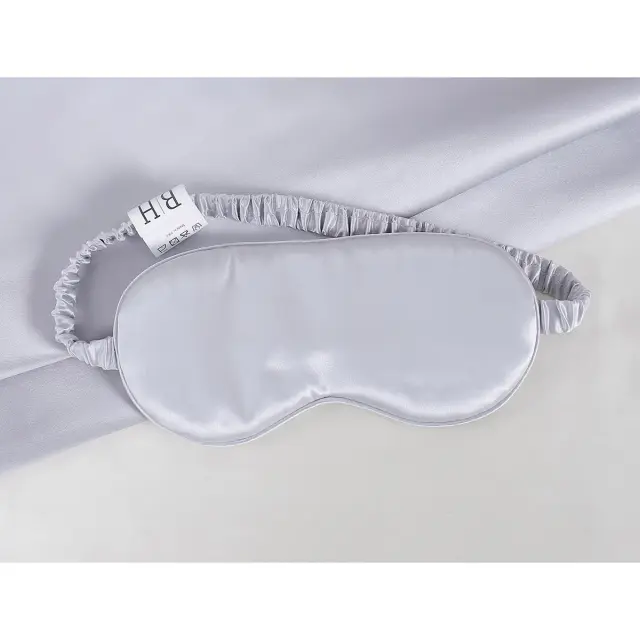 Μάσκα Υπνου Μεταξωτή Σε Κουτί Δώρου Beauty Home Art 12162 Silver Grey 100% Μετάξι