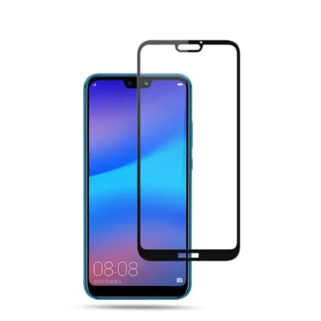 Mocolo Tempered glass- Αντιχαρακτικό Τζάμι Προστασίας Huawei P20 Lite Full Cover - Black (8596311029943)