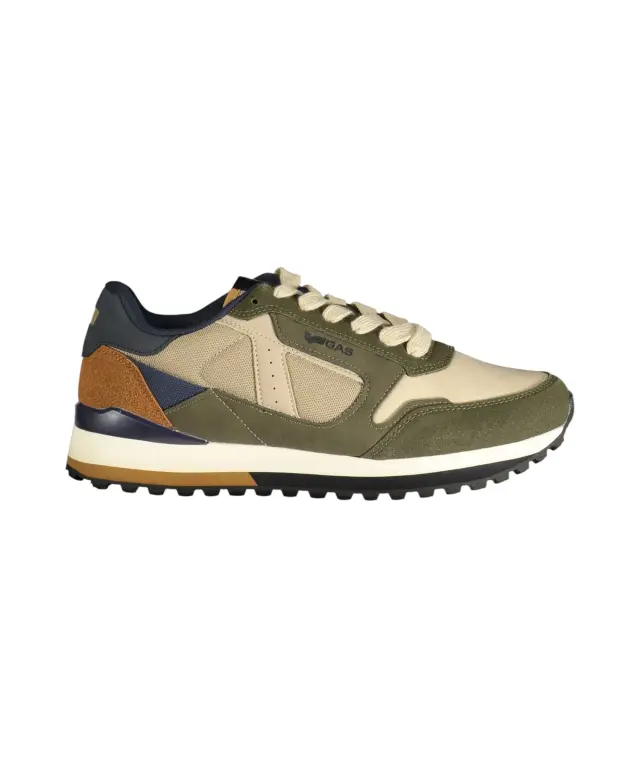 Gas - Ανδρικά Παπούτσια Sneakers Malik Mix GAM623905-3754 Μπεζ