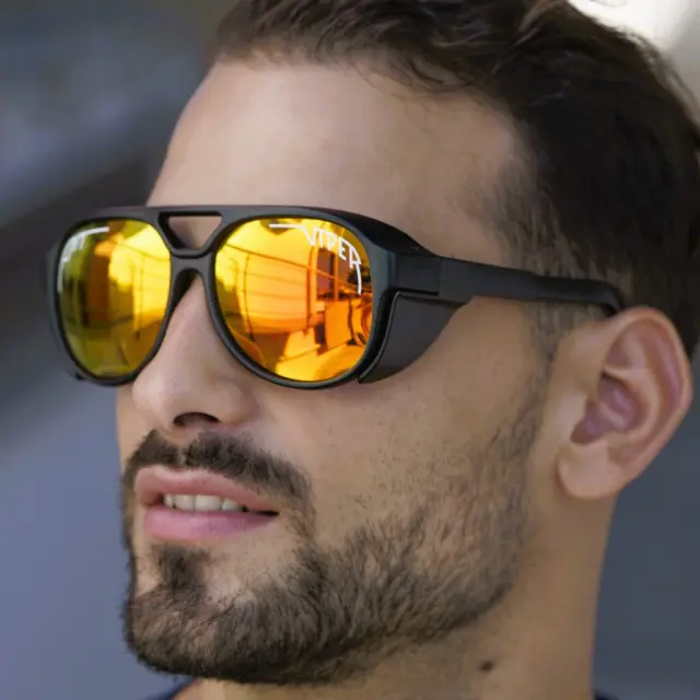 Ghetto Viper Pit G Sport Round Sunglasses Black Color Frame 2