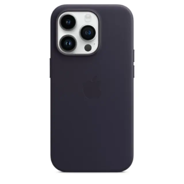 Apple Leather Case iPhone 14 Pro with MagSafe Ink