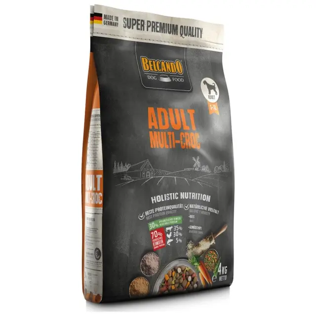 Belcando Adult Multi-Croc Ξηρά Τροφή για Ενήλικους Σκύλους με Ρύζι 4kg
