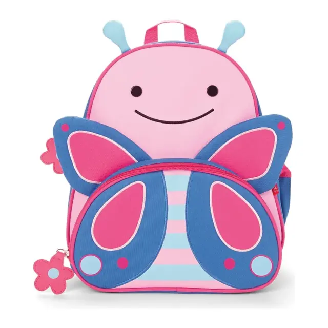 Skip Hop Zoo Παιδικό Σακίδιο Πλάτης Butterfly Pink 2