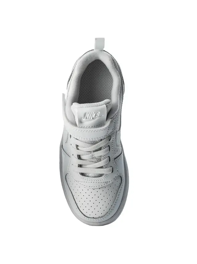 Boys' Nike Court Borough Low (PSV) Pre-School Shoe 870025-100 - 28.5 2