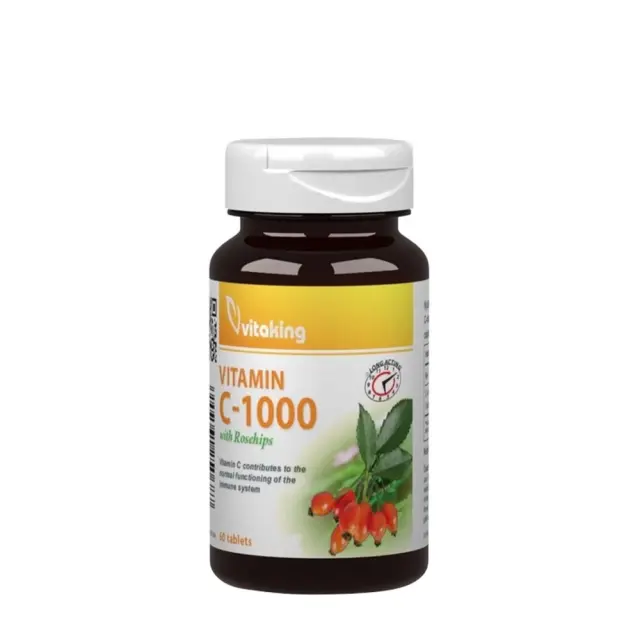Vitaking Vitamin C-1000 Time Release with Rosehips