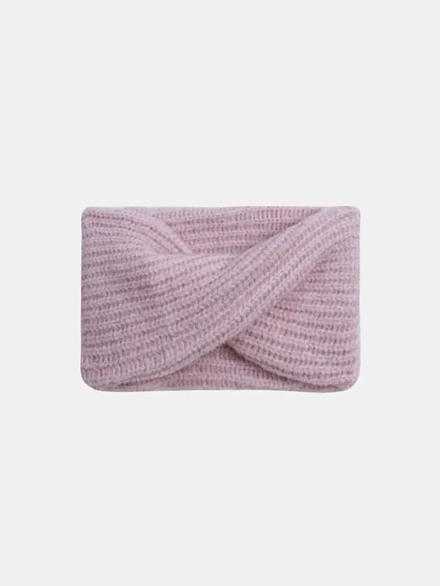 Βρεφικός Λαιμός για Κορίτσια Glitter Snood ΡΟΖ - One Size