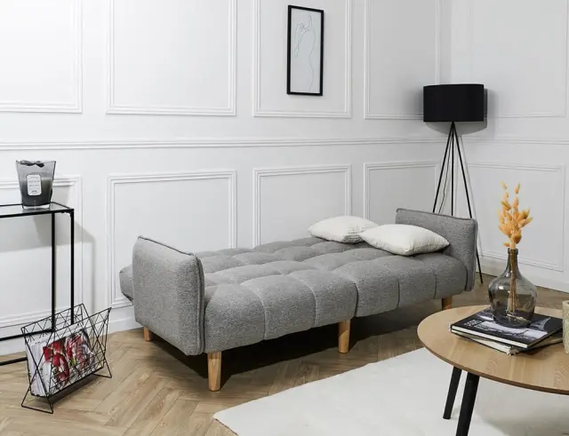 Τριθέσιος Καναπές Κρεβάτι Dream Home Deco Factory με αφαιρούμενα μπράτσα και διαστάσεις 195x83x91cm HD0149 2